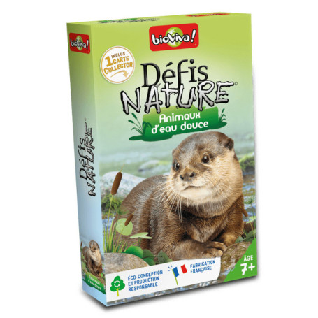 Animaux d'eau douce - Défi nature - jeu de cartes