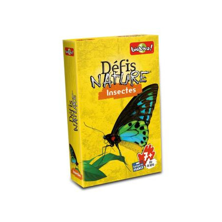 Insectes - Défi nature - jeu de cartes