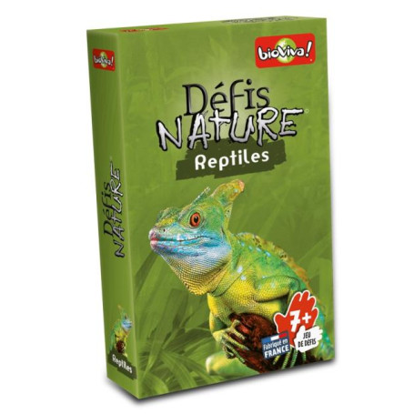Reptiles - Défis nature - jeu de cartes