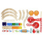 Quadrilla marble track - Super Spirals - 129 pieces