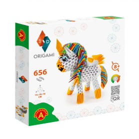 Origami 3D Licorne 656 pièces