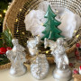 Set of 5 Christmas cot moulds