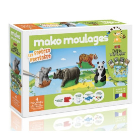 4-mould set Protected species + Nature challenges