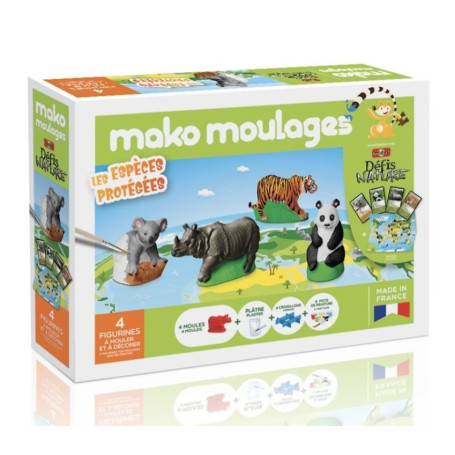 4-mould set Protected species + Nature challenges