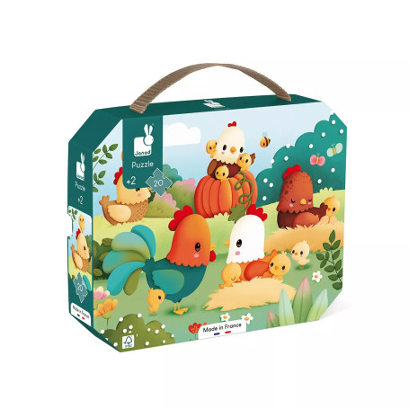 jigsaw puzzle Welcome to the farmyard - 20-piece