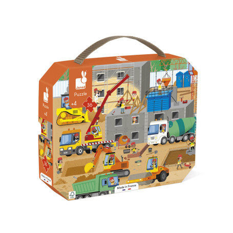 36 piece construction site puzzle