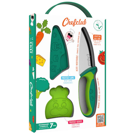 Le couteau du chef  Vert - Chefclub Kids