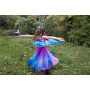 Butterfly dress with blue wings  - Girl custome