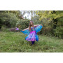 Butterfly dress with blue wings  - Girl custome