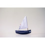 Bateau LE BACHI 17cm bleu marine - Tirot