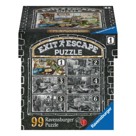 Puzzle escape 99 pièces - Cuisine manoir
