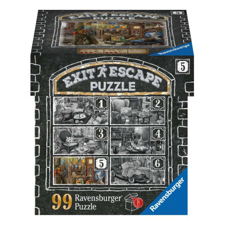 Puzzle escape 99 pièces - Le grenier du manoir