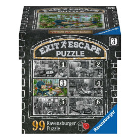 Puzzle escape 99 pièces - Le jardin d'hiver du manoir