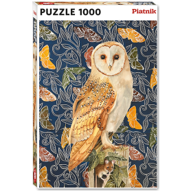 1000 pieces Lewis puzzle - Owl and mouse