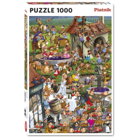 1000 piece humour puzzle Ruyer - Wine