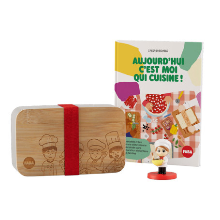 FABA Coffret c'est moi qui cuisine! ( lunch box-livre de recette-faba le chef)