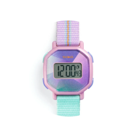 Digital watch - Purple Prisma