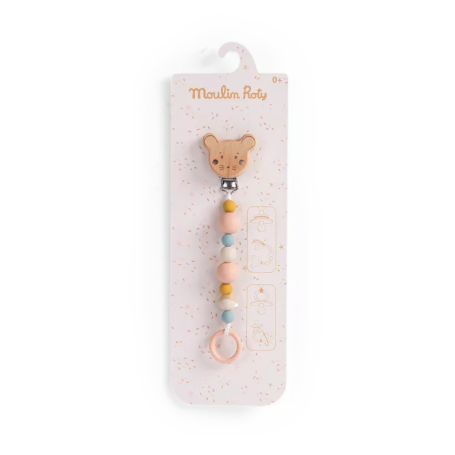 Wooden and silicon dummy clip mouse 20cm - Little dancing school