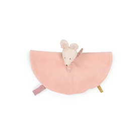 Doudou plat souris rose 25cm - La petite école de danse