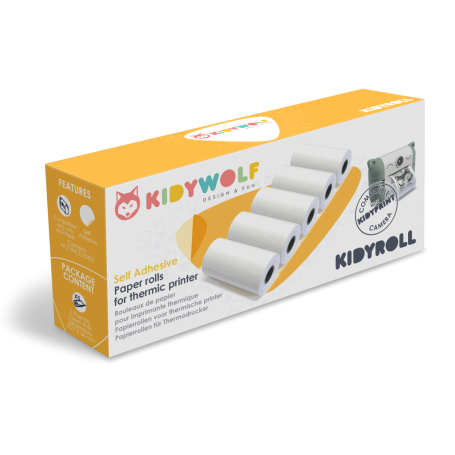 Kidyroll thermal paper - 5 rolls