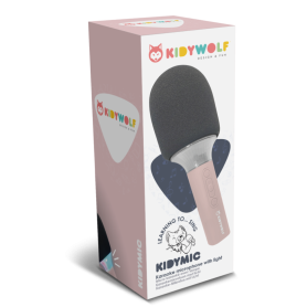 Micro karaoke Bluetooth KIDYMIC - pink