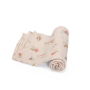 Set of 3 printed nappies (pink/cream/flower) - The little dancing school