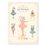 Poster Mouse 50x70cm - The little dancing school