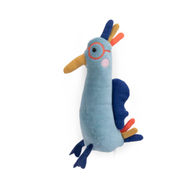 Blue Bird rattle - Les Toupitis