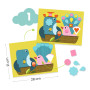 Set of 6 creative activities The cat and his friends