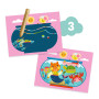 Set of 6 creative activities The cat and his friends