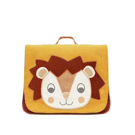 Lion Schoolbag with embroidered first name