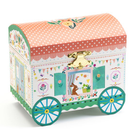 Musical jewellery box - Enchanted wagon