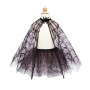 Cape et Jupe Sorcière toile d'araignée - taille 4-6ans