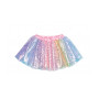 Jupe sequins multicolores