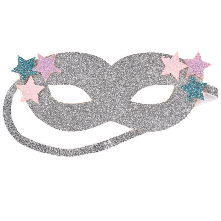 Masque Kady argenté