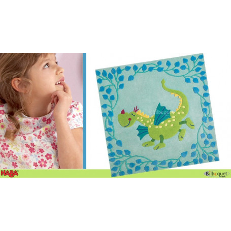 Tapis carré Dragon fabuleux