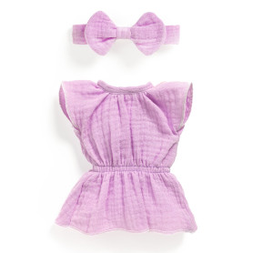 Dress Violette 32 cm Pomea, Lovely Pomea doll clothes