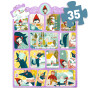 Story Puzzle 35 pieces - The Three Little Pigs - Djeco