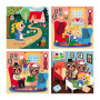 Coffret de 4 Puzzles en Bois Boucle d'Or - Vilac