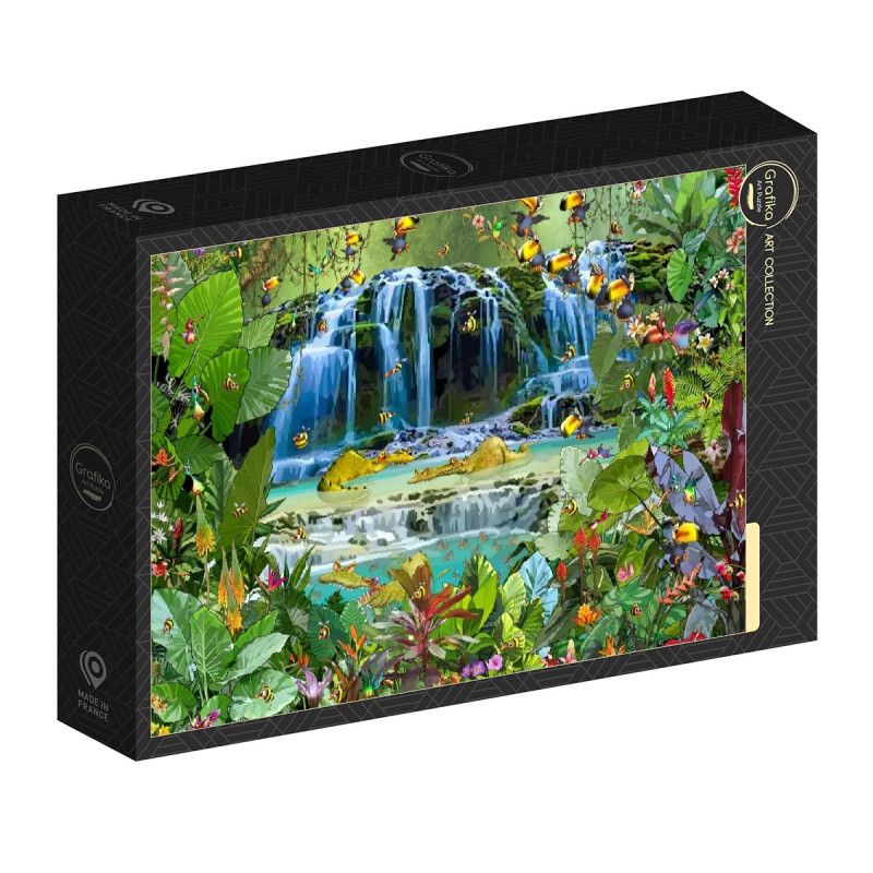 Puzzle 1000 pièces : Cascade de montagne - Cobble Hill - Rue des Puzzles Puzzle 1000 pièces : Cascade de montagne - Cobble Hill - Rue des Puzzles