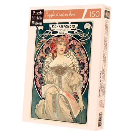 Wooden jigsaw puzzle - Rêverie - Alfons Mucha - 150 pieces