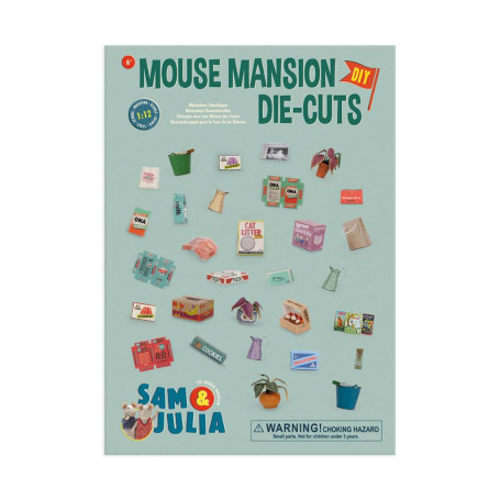 Découpes - Maison des Souris de Sam & Julia – personnalisez votre propre maison miniature !
