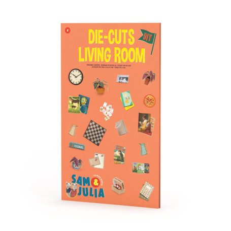 Cut-outs - Sam & Julia's living room - Create a unique miniature living room!