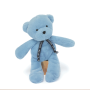 Ours 23 cm Bleu – Le doudou parfait pour des câlins tout doux !