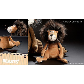 Metusa Leo Petit Lion Peluche Beasts