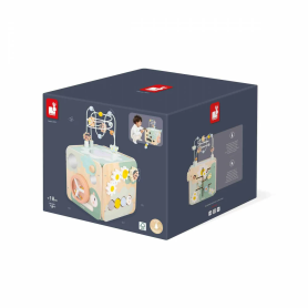 Maxi Cube d’Activités Sweet Cocoon - Jouet d’éveil en bois dès 18 mois