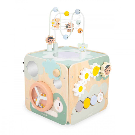 Maxi Cube d’Activités Sweet Cocoon - Jouet d’éveil en bois dès 18 mois