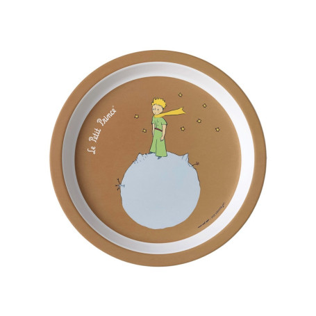 Brown baby plate - Le Petit Prince