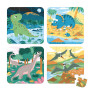Puzzle évolutif Dinosaures - 4 puzzles progressifs dès 2 ans
