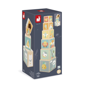 Cube Pyramide en Bois - Pure - Jouet d’éveil